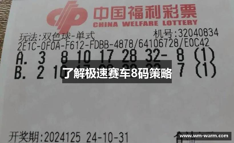 了解极速赛车8码策略